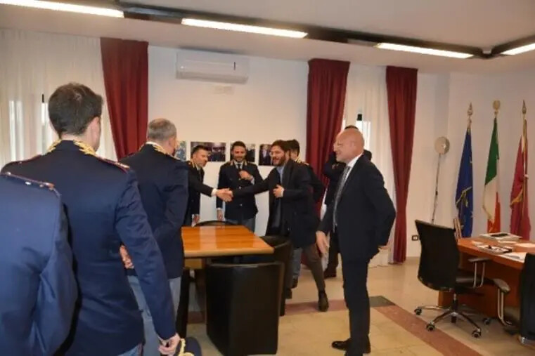 images Il procuratore della Repubblica Guarascio in visita alla Questura