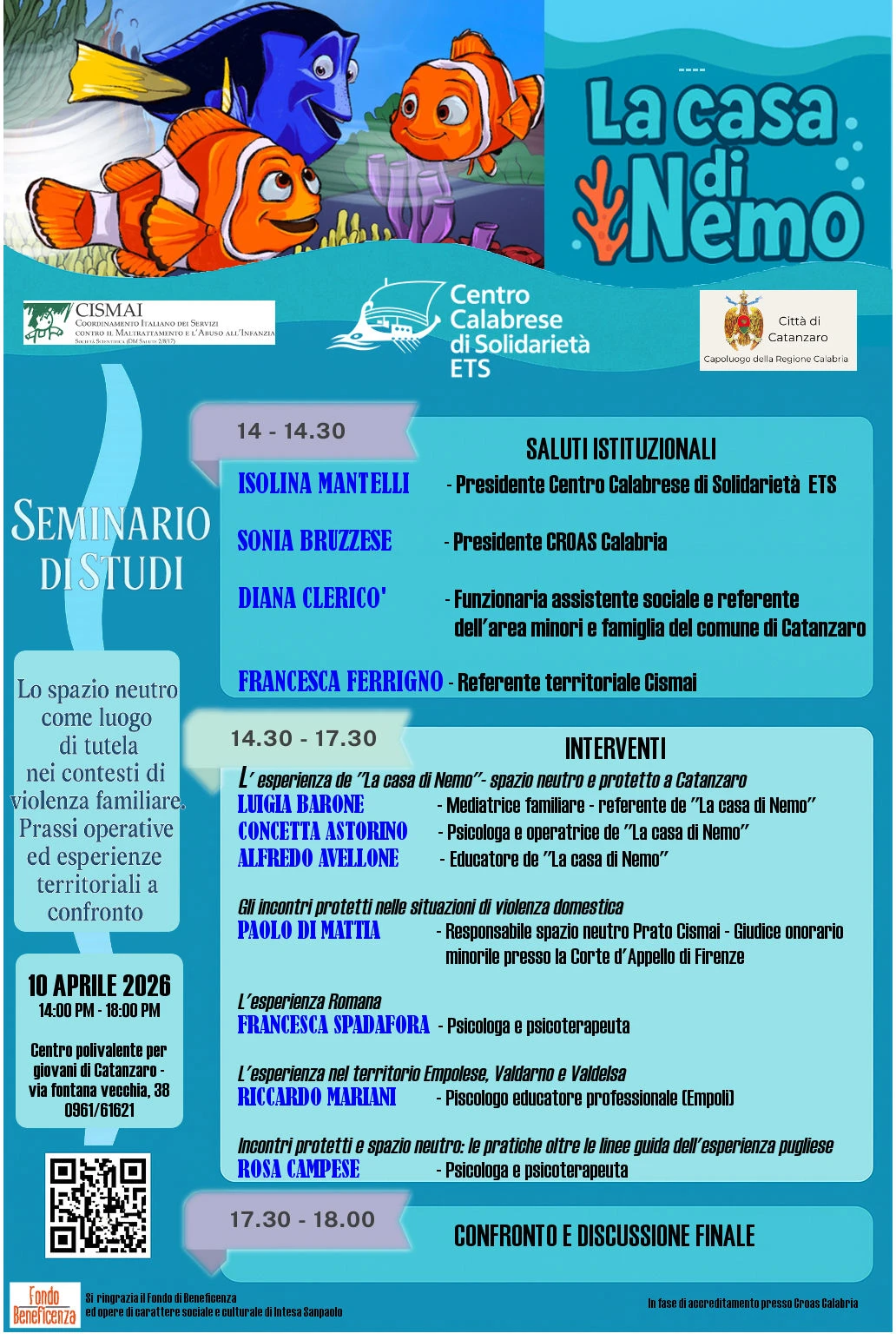 Catanzaro, seminario di studi su “La Casa di Nemo”: lo spazio neutro per tutelare i minori  