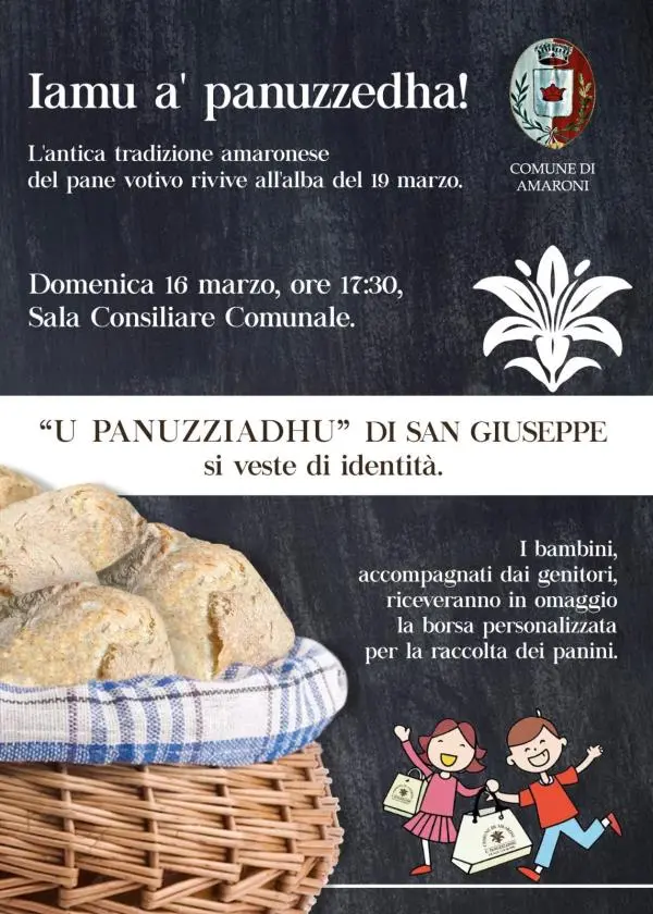 images Amaroni, il valore identitario dei “panuzzedha” di San Giuseppe: il 16 marzo la presentazione dell’iniziativa