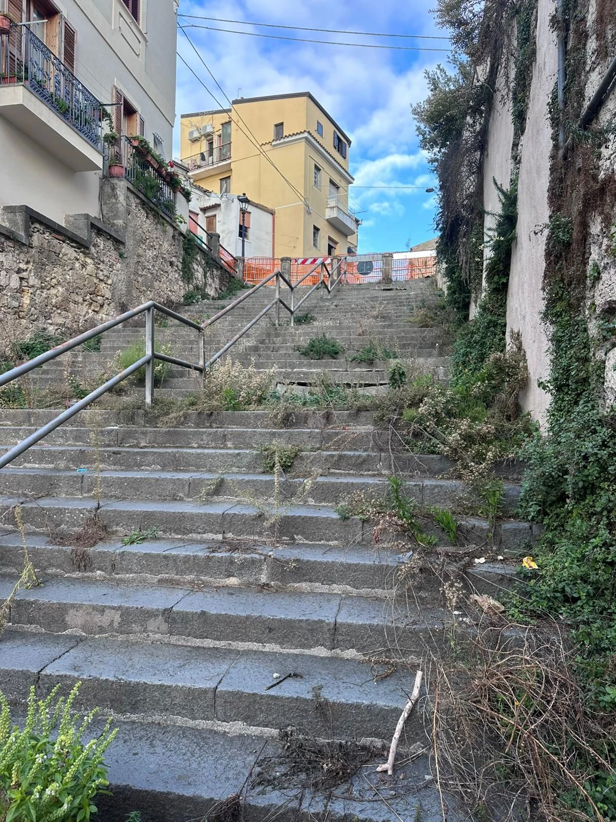 Catanzaro, Squillace: "Avviati i lavori di messa in sicurezza della scalinata Vallotta"