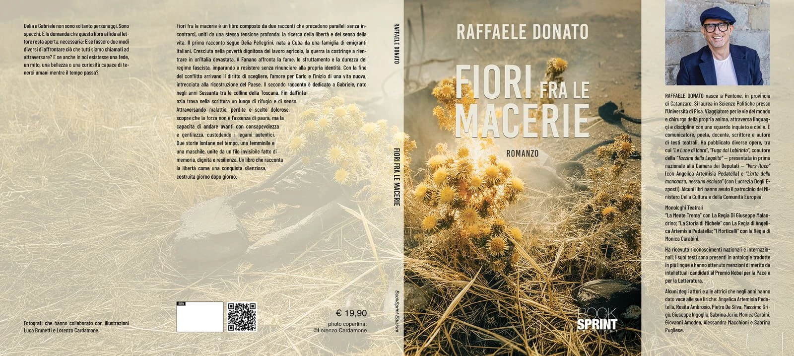 "Fiori fra le macerie", Catanzaro tra le tappe del tour dello scrittore Raffaele Donato