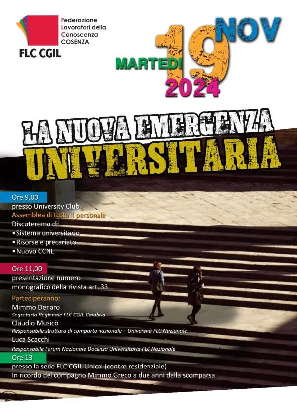 images "Sistema universitario ed emergenze": se ne parla all’University Club dell’Unical