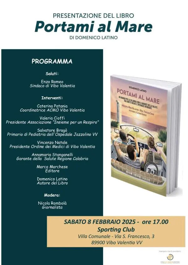 images A Vibo la presentazione del libro "Portami al mare" di Domenico Latino 