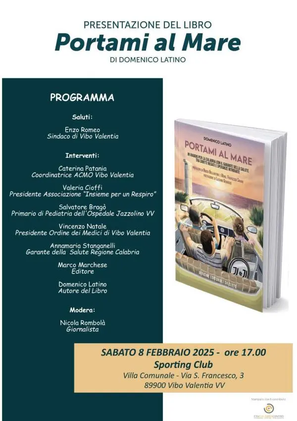 images A Vibo la presentazione del libro "Portami al mare" di Domenico Latino 