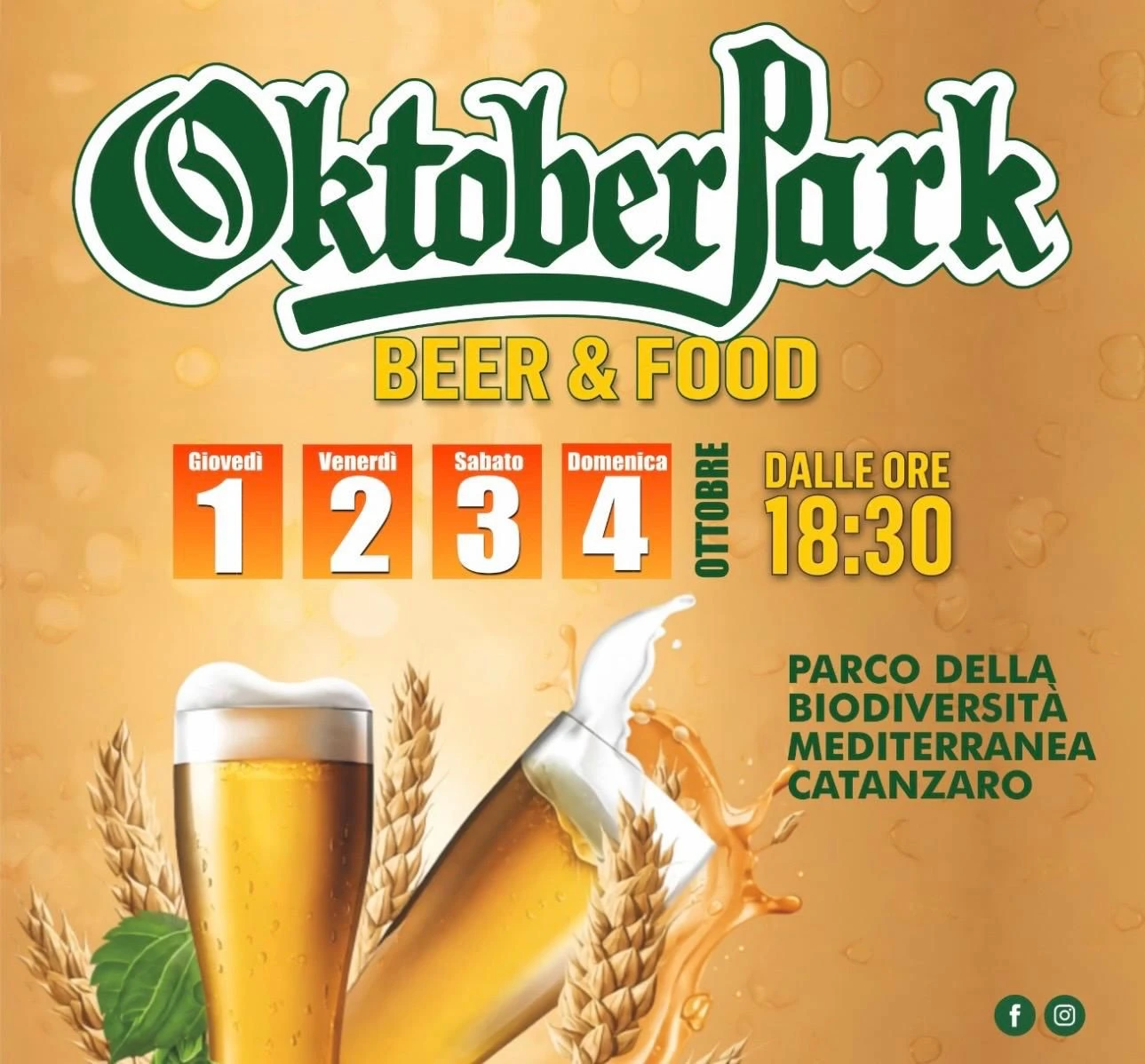Catanzaro ospita per la prima volta l'"Oktober park": la grande festa della birra tra tradizione bavarese sapori regionali e natura  