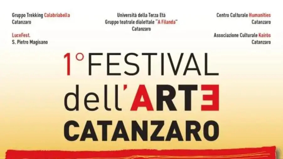 images A Catanzaro il “Primo Festival d’Arte”: appuntamento per il 18 e 19 maggio&nbsp;
