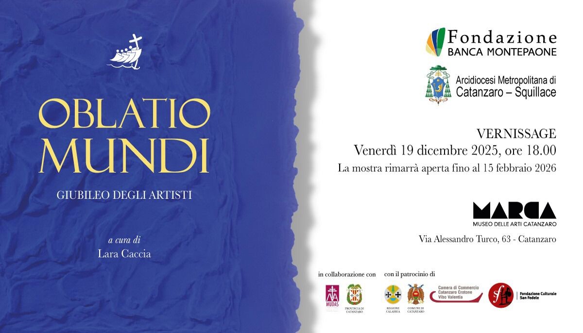 Al MARCA di Catanzaro la mostra Oblatio Mundi: l’arte sacra contemporanea diffonde bellezza e speranza images Al MARCA di Catanzaro la mostra Oblatio Mundi: l’arte sacra contemporanea diffonde bellezza e speranza