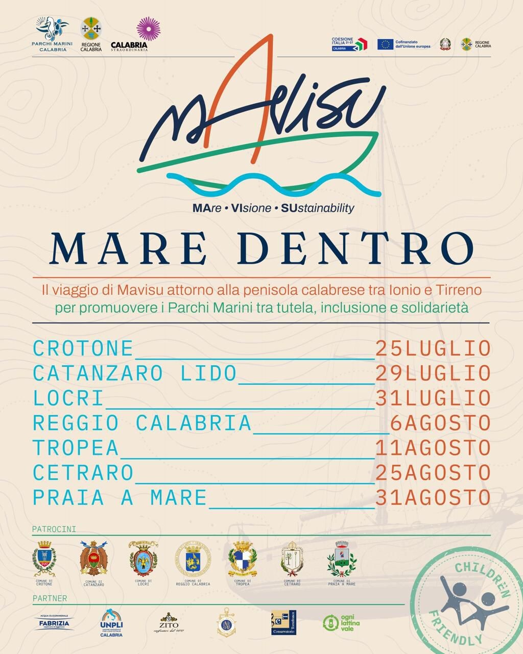 images A Catanzaro&nbsp;la II delle 7 tappe di "Mare dentro", l viaggio-evento itinerante promosso dall’Ente Parchi Marini Regionali 