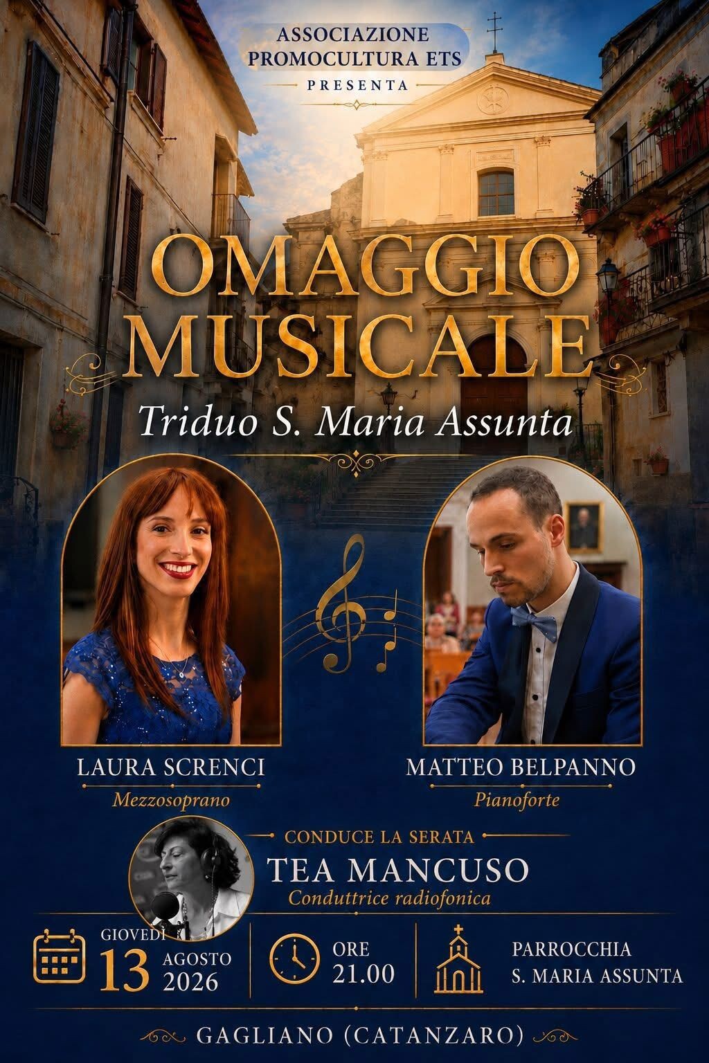 PromoCultura celebra Santa Maria Assunta: concerto il 13 agosto a Gagliano images PromoCultura celebra Santa Maria Assunta: concerto il 13 agosto a Gagliano
