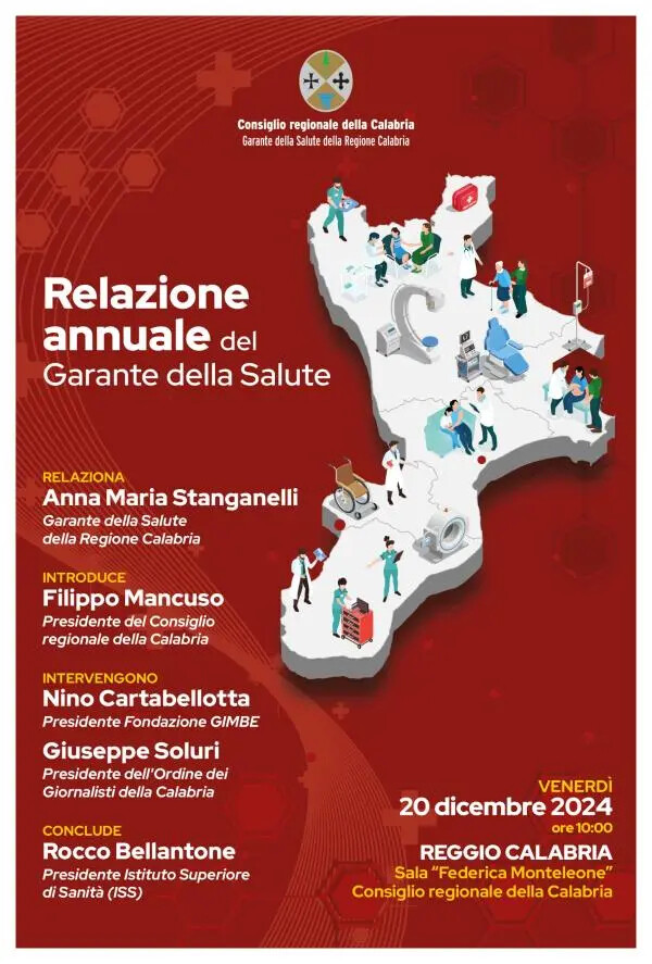 Venerdì 20 dicembre a Reggio la relazione annuale del Garante della Salute Regionale images Venerdì 20 dicembre a Reggio la relazione annuale del Garante della Salute Regionale