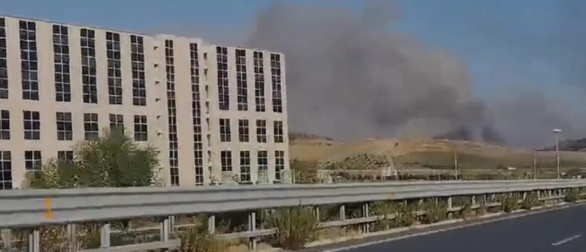 Catanzaro, ancora fiamme fra le colline di Germaneto images Catanzaro, ancora fiamme fra le colline di Germaneto