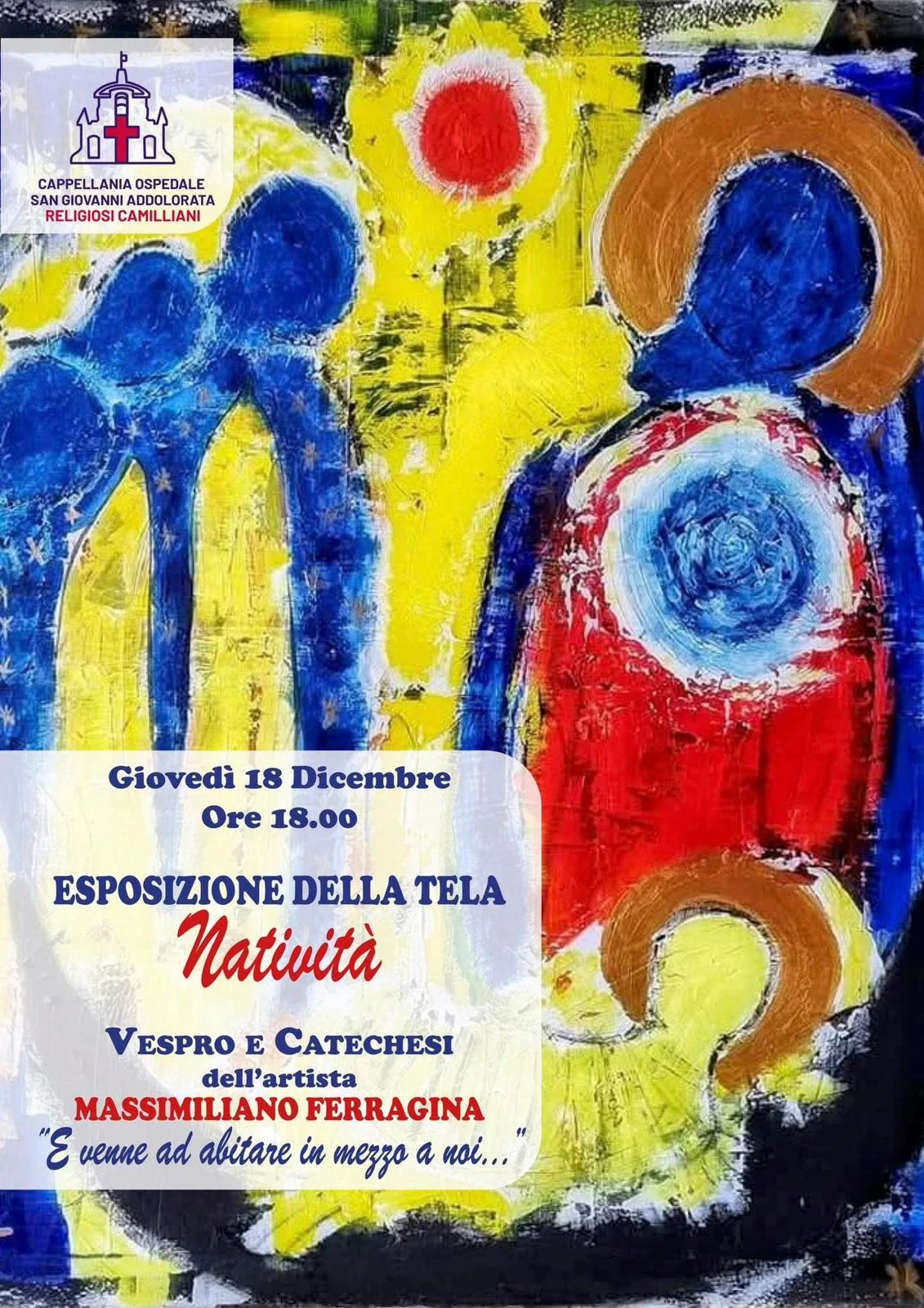 Arte e Speranza a Roma: il calabrese  Ferragina presenta ‘Natività’ al San Giovanni-Addolorata