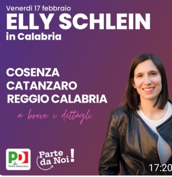 images Domani Elly Schlein in Calabria, Terranova:  "Fiducia e speranza per una fase nuova di vero rinnovamento"