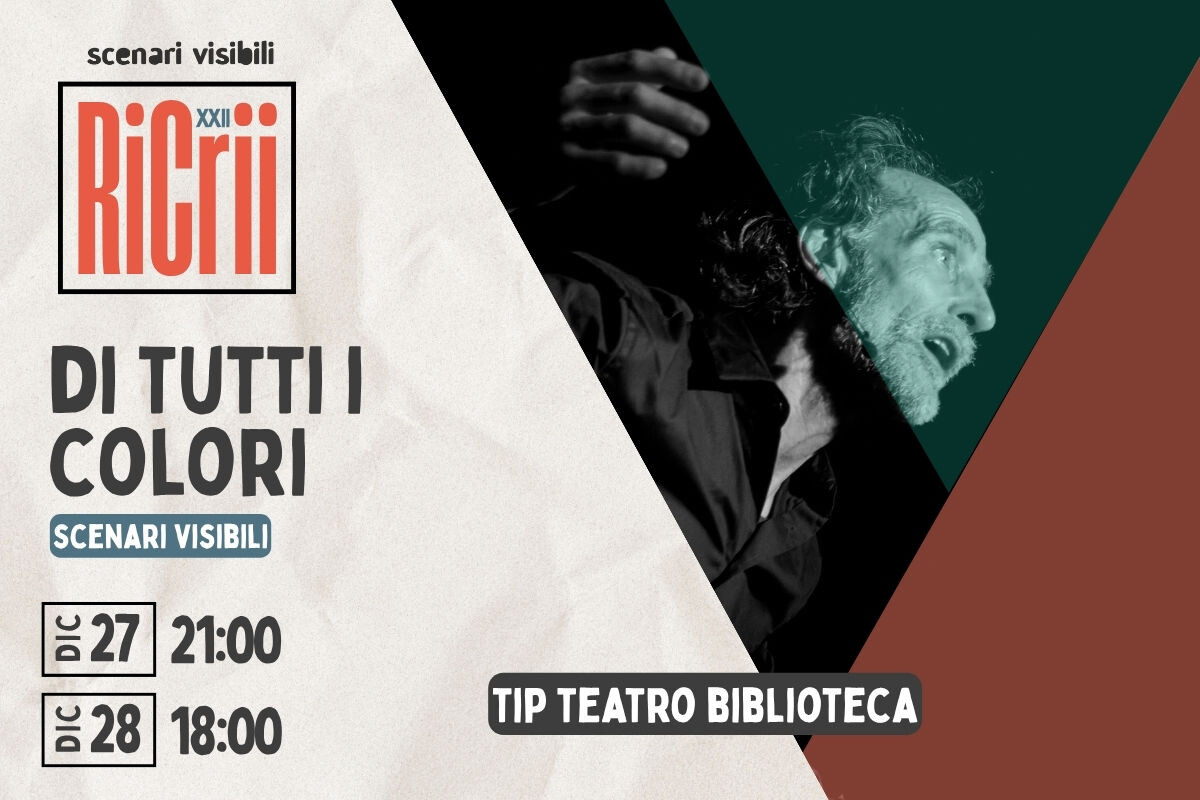images Tornano i “Colori” di Scenari VIsibili, lo spettacolo teatrale al TIP Teatro di Lamezia in doppia replica