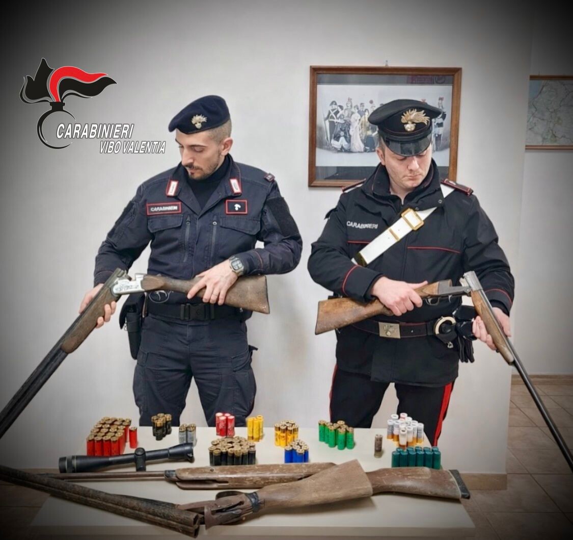 images Stefanaconi, arrestato un uomo per ricettazione e detenzione di armi clandestine