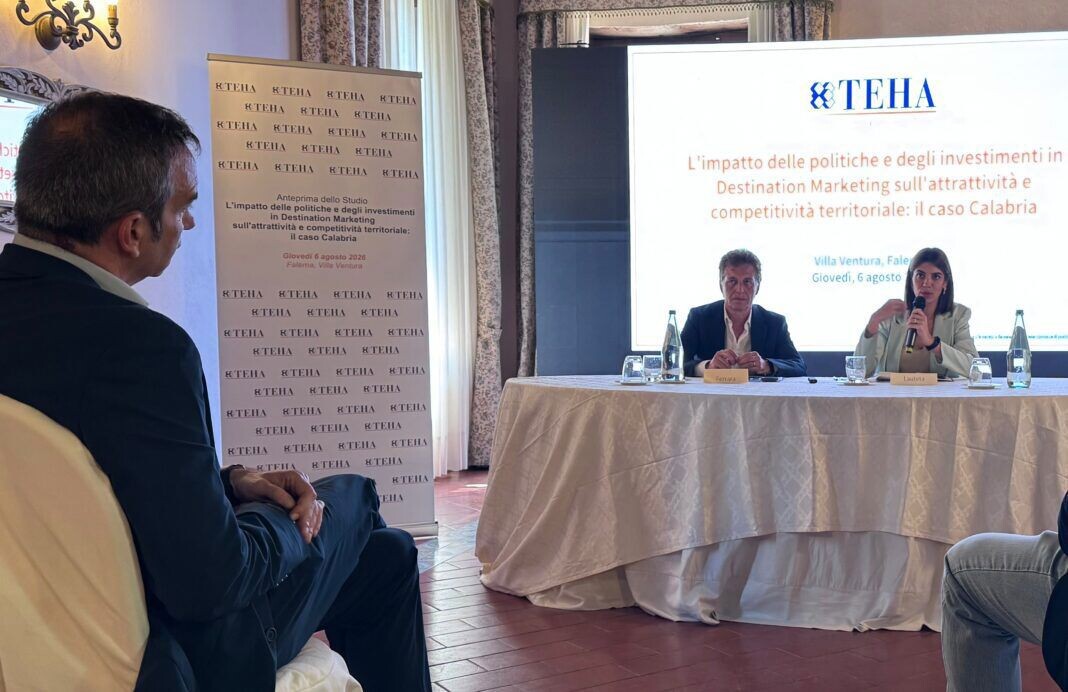 Turismo, lo studio TEHA: il Destination Marketing vale il 6% del PIL calabrese images Turismo, lo studio TEHA: il Destination Marketing vale il 6% del PIL calabrese