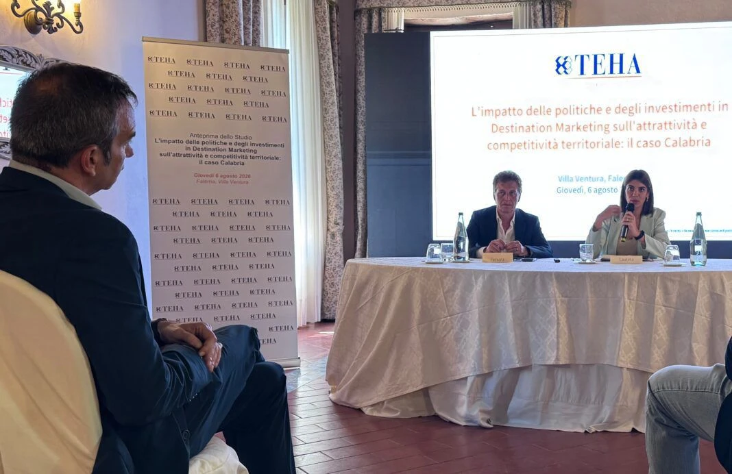 Turismo, lo studio TEHA: il Destination Marketing vale il 6% del PIL calabrese