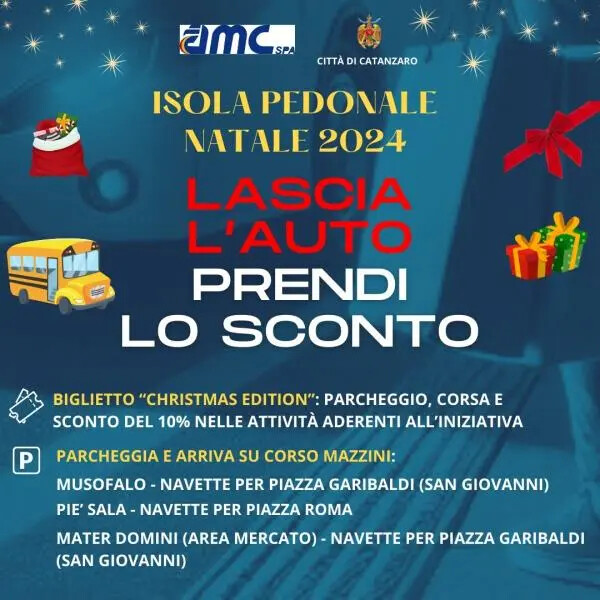 images A Catanzaro "Lascia l’auto e prendi lo sconto": la campagna di mobilità per Natale (I DETTAGLI)