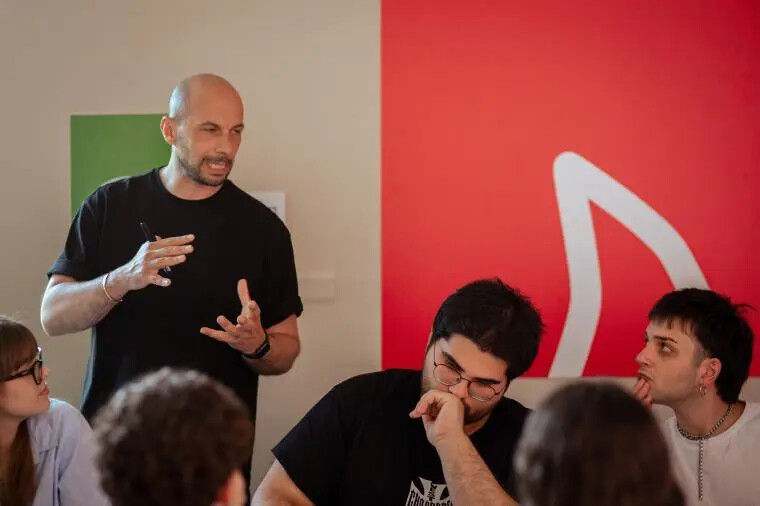 images Massimo Sirelli “rapito” per due giorni dall’Accademia di Belle Arti di Catanzaro