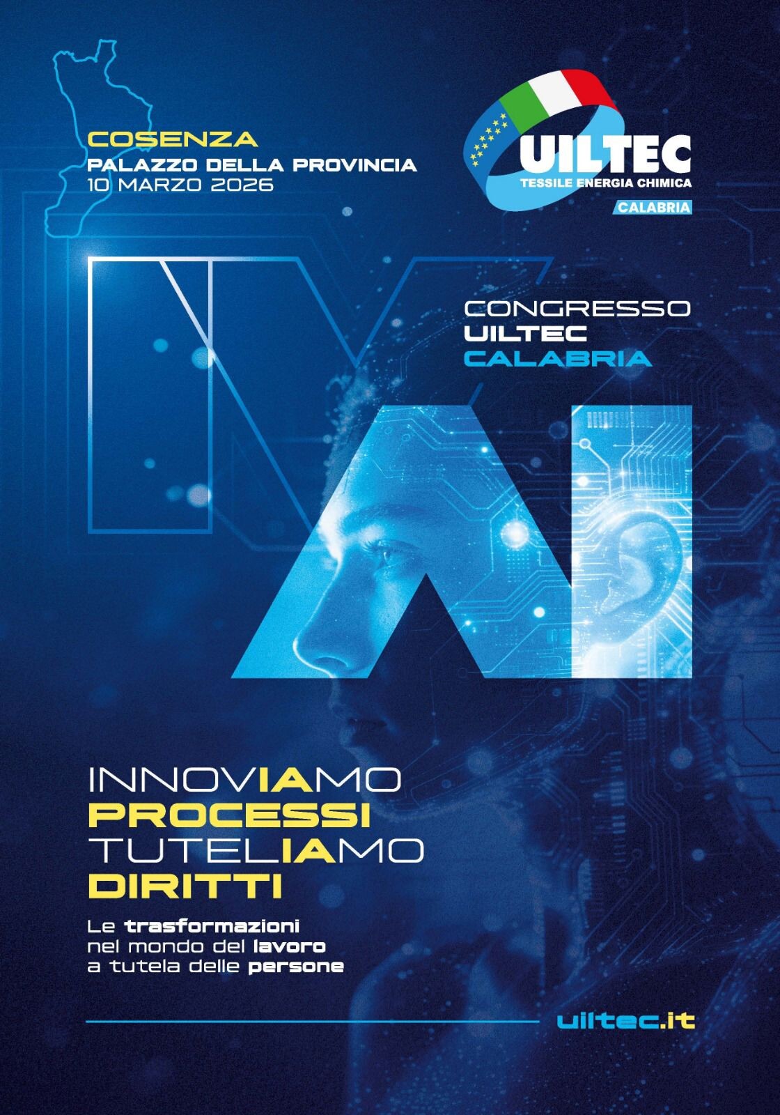 images “Innoviamo i processi, tuteliamo i diritti: il 10 marzo a Cosenza il IV Congresso Regionale Uiltec Calabria