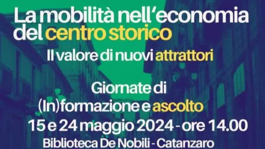 images Mobilità a Catanzaro, l'Amministrazione comunale incontra le attività del centro storico 