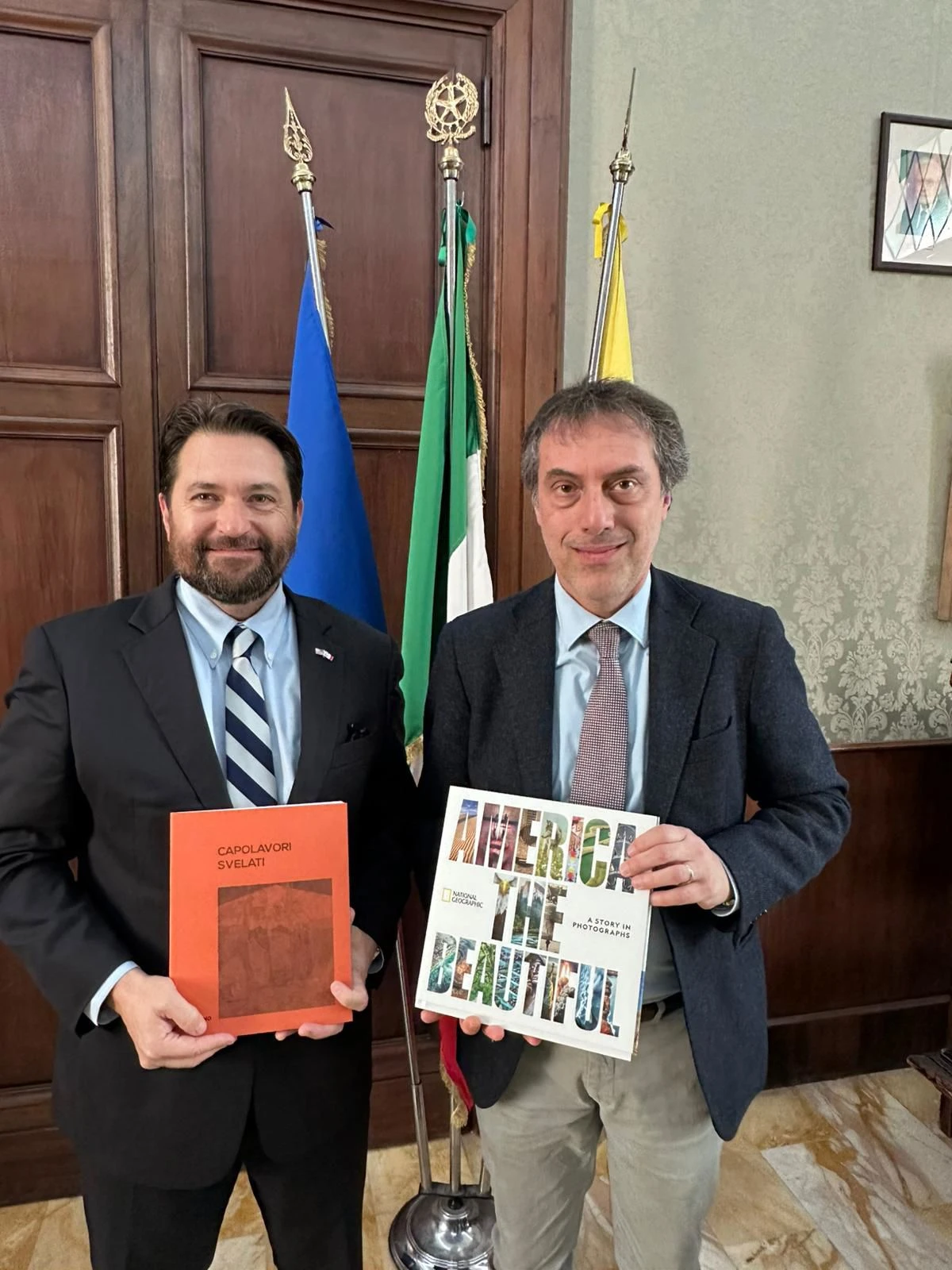 Catanzaro, il sindaco Fiorita ha incontrato il Console Generale USA Terrence Flynn a Palazzo De Nobili