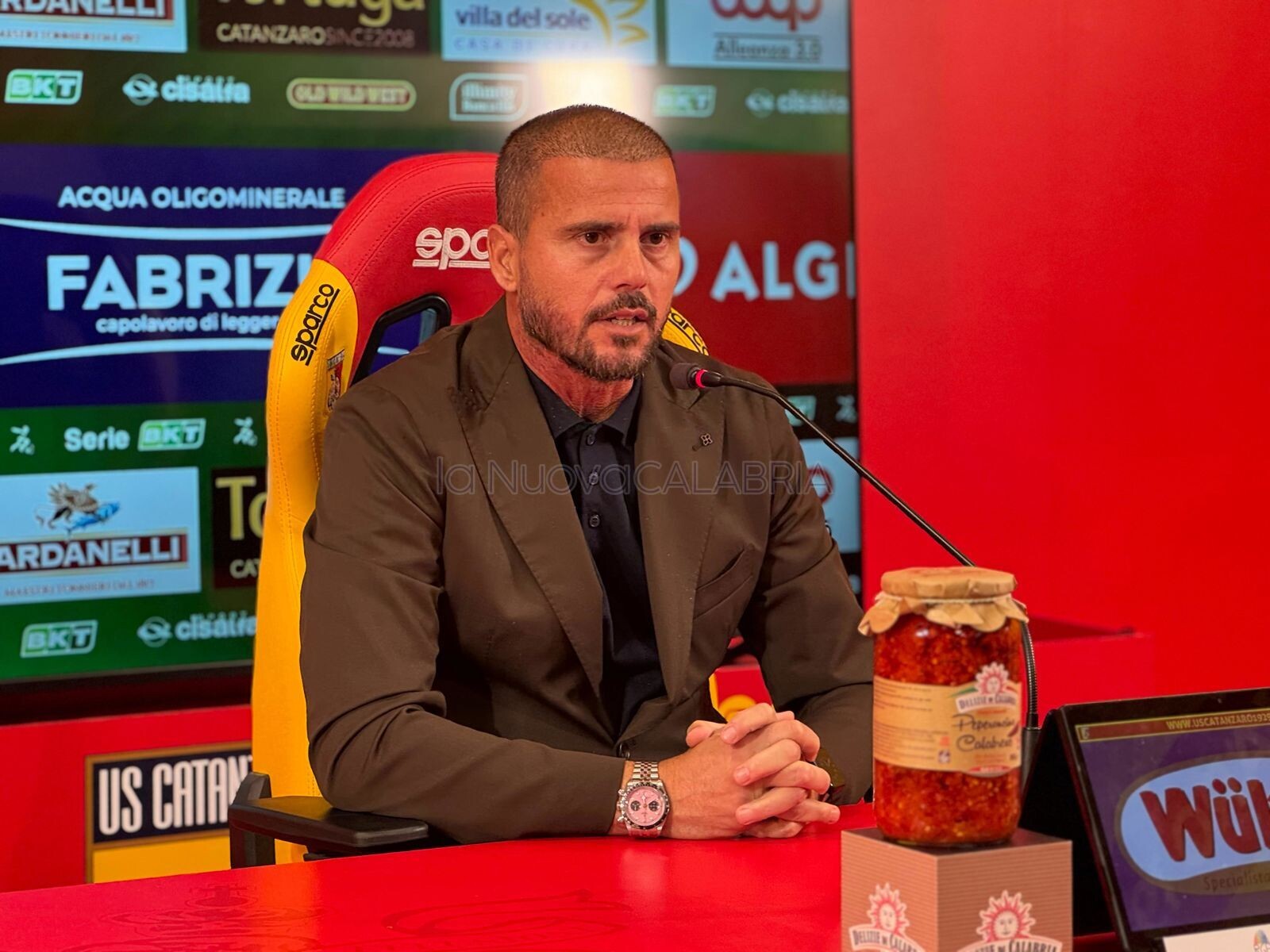 images Catanzaro-Mantova, Polito in sala stampa: "Valutazioni a mente fredda sul futuro di Gorgone"