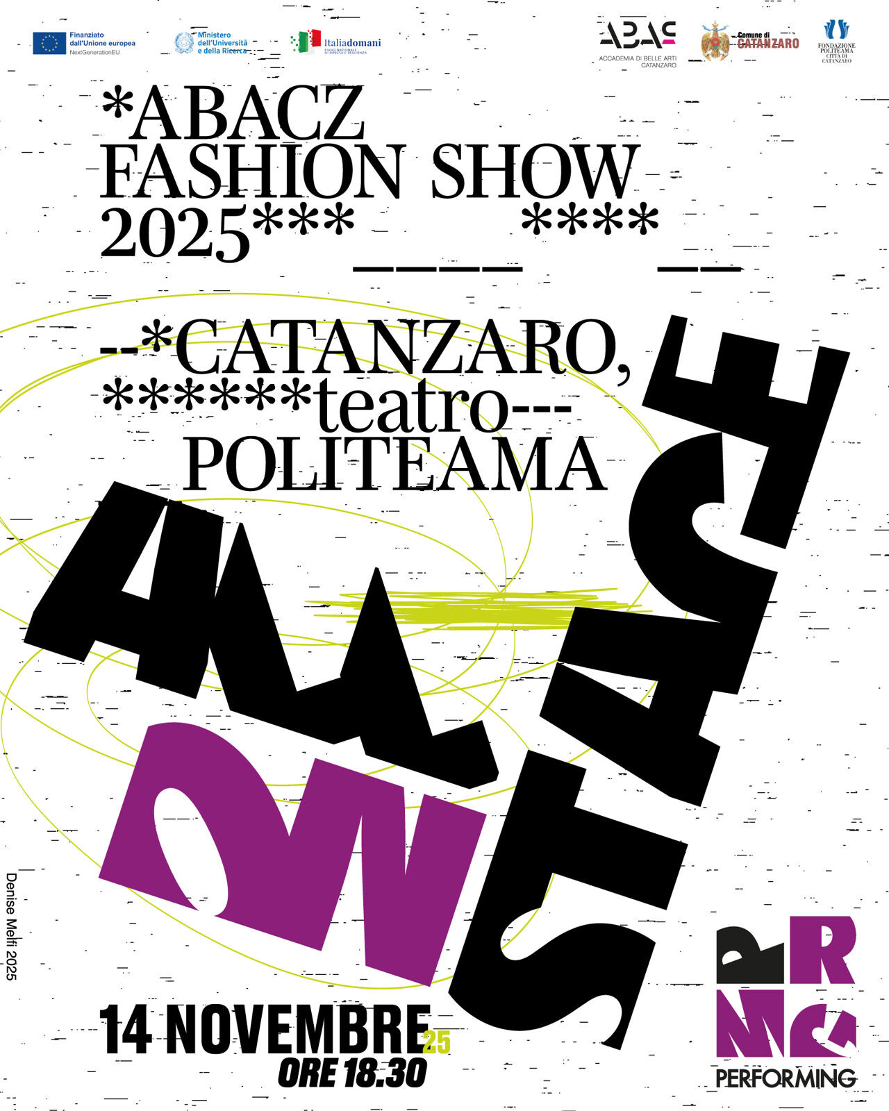 images “All on stage”: l’Accademia di Catanzaro al Politeama con il suo “fashion show”