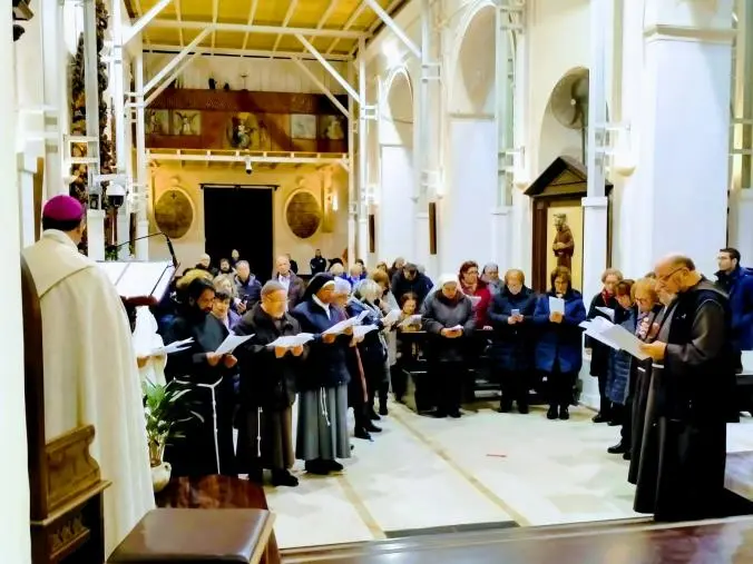images Liturgia di lode presieduta da monsignor Serafino Parisi in occasione degli 800 anni della Regola dei Frati Minori
