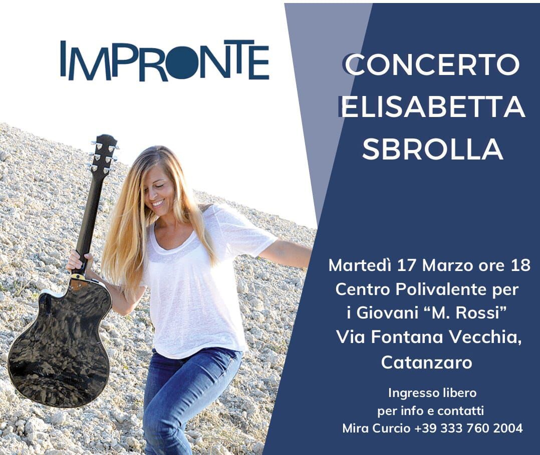 images Le "impronte di Elisabetta Sbrolla martedì 17 al Centro Polivalente di Catanzaro