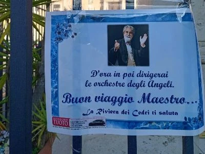 Anche la Calabria ha voluto rendere omaggio e salutare il Maestro Peppe Vessicchio  