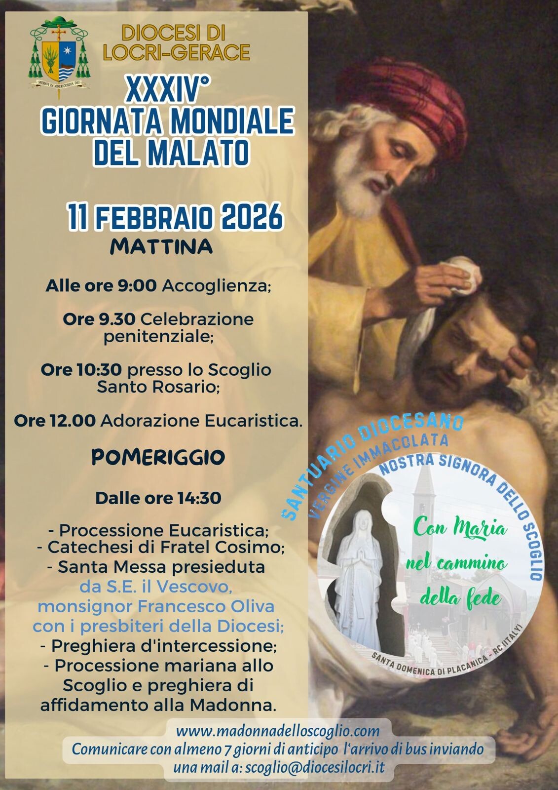 images  Il santuario di Santa Domenica di Placanica celebra la Giornata mondiale per i malati