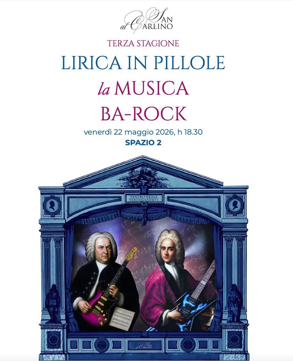 images "Lirica in Pillole" a Catanzaro, appuntamento a Spazio2 con "La Musica Ba-Rock" 