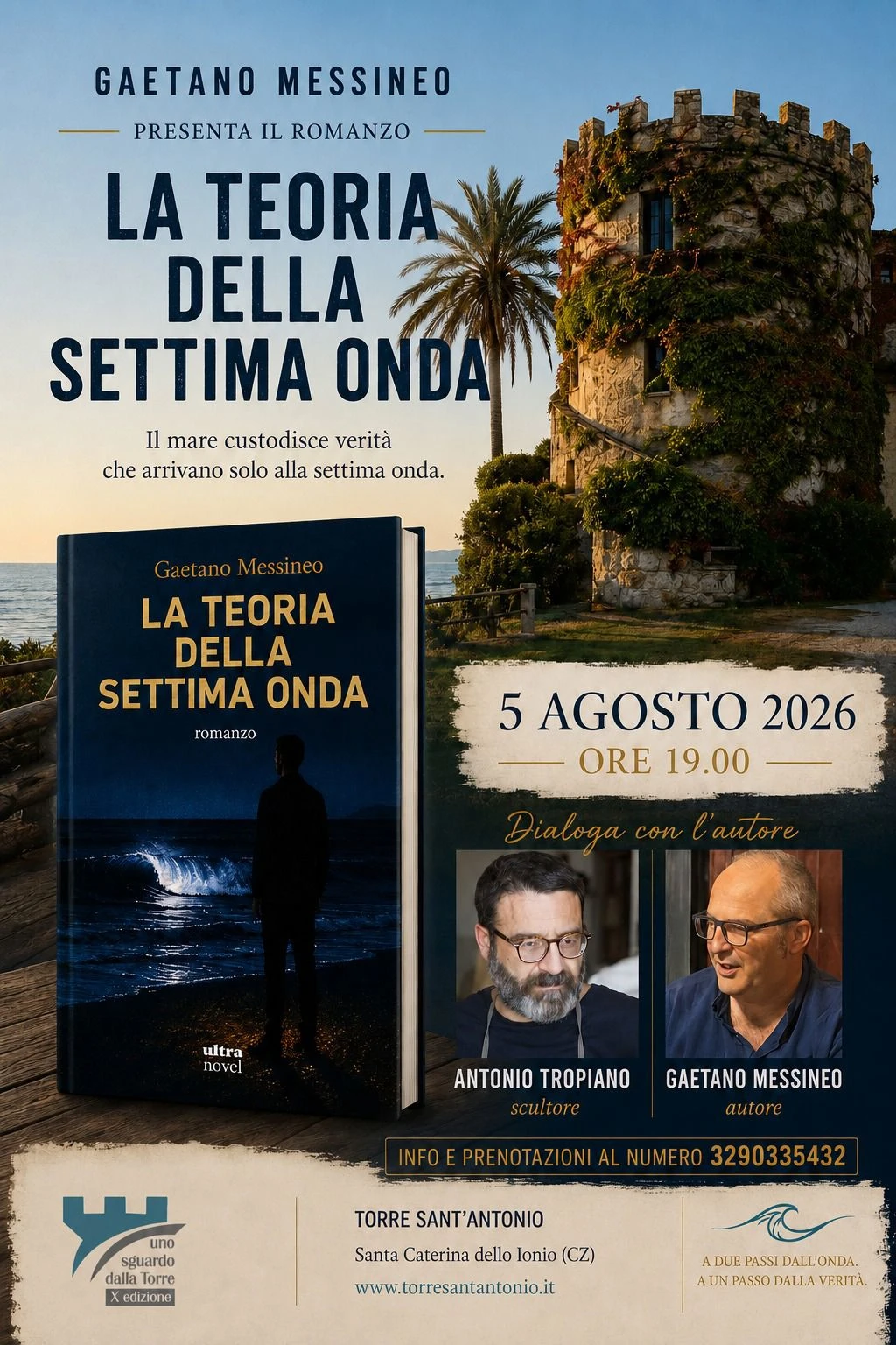 La teoria della settima onda arriva a Santa Caterina dello Ionio: Gaetano Messineo ospite della Torre Sant'Antonio