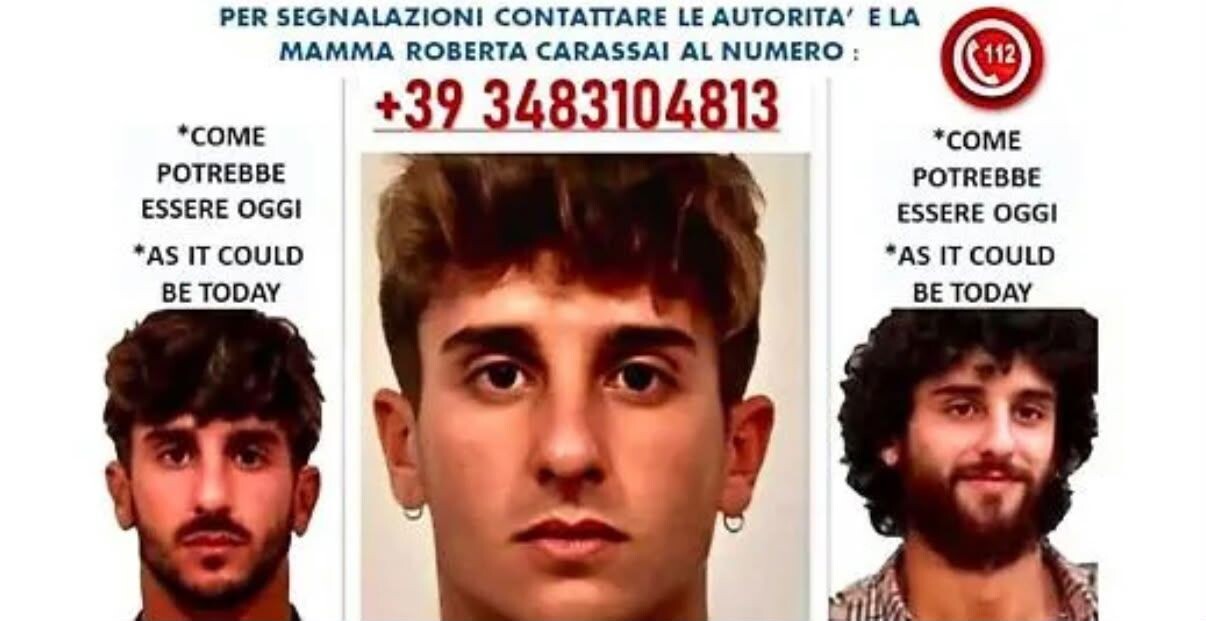 images Scomparsa Alessandro Venturelli, una nuova segnalazione arriva dalla provincia di Cosenza