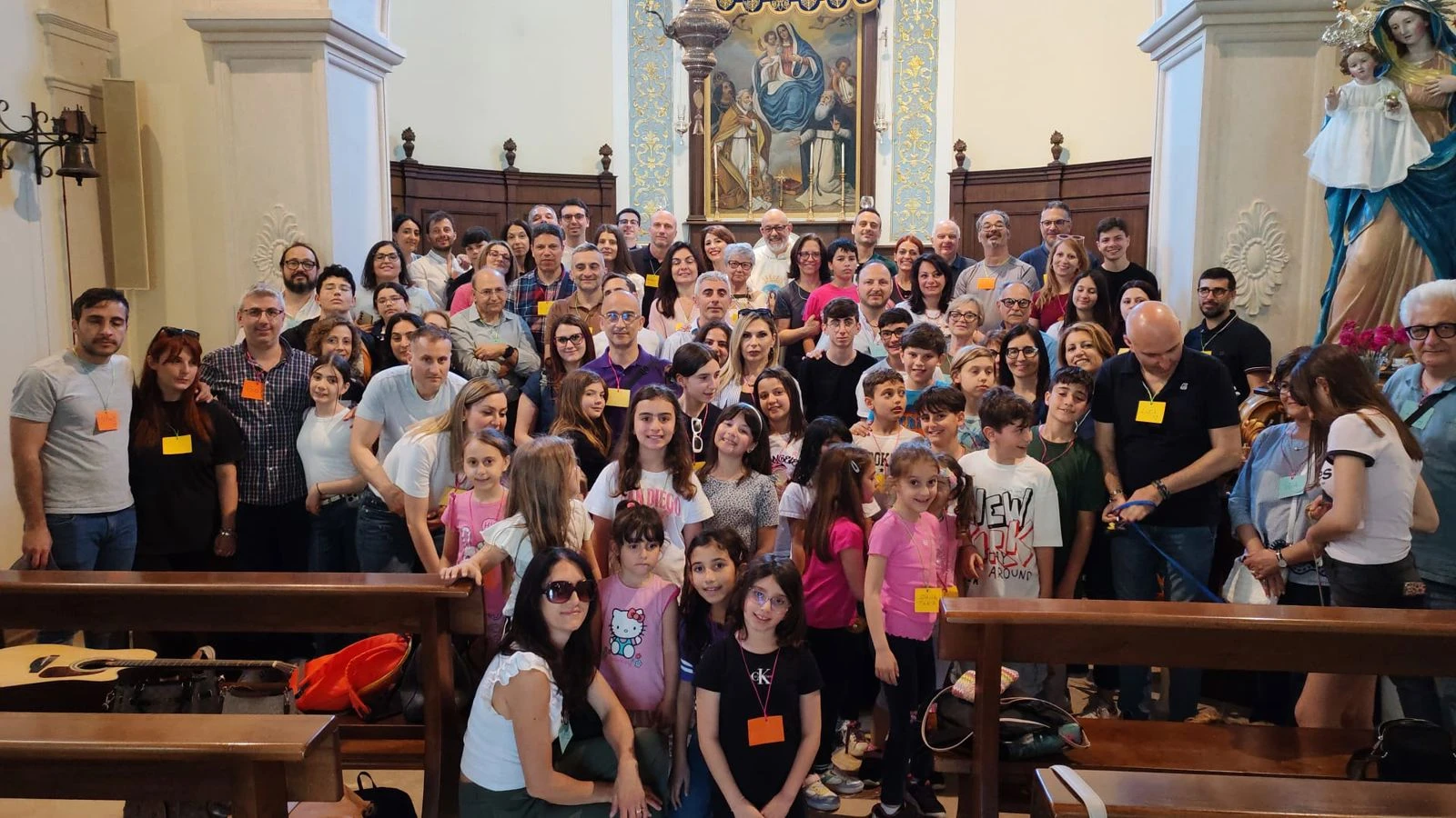La Parrocchia San Pio X di Catanzaro in visita al Santuario della Madonna di Dipodi 