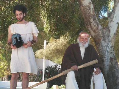 Il giovane attore di "Figli del Minotauro" Francesco Stanizzi ricorda Franco Primiero 