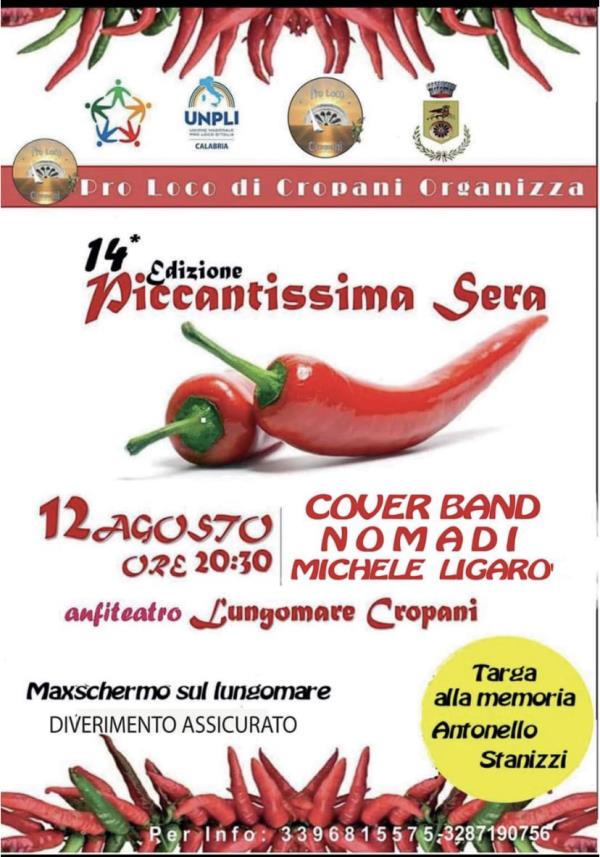 Cropani, grande attesa per la "Piccantissima sera" images Cropani, grande attesa per la "Piccantissima sera"