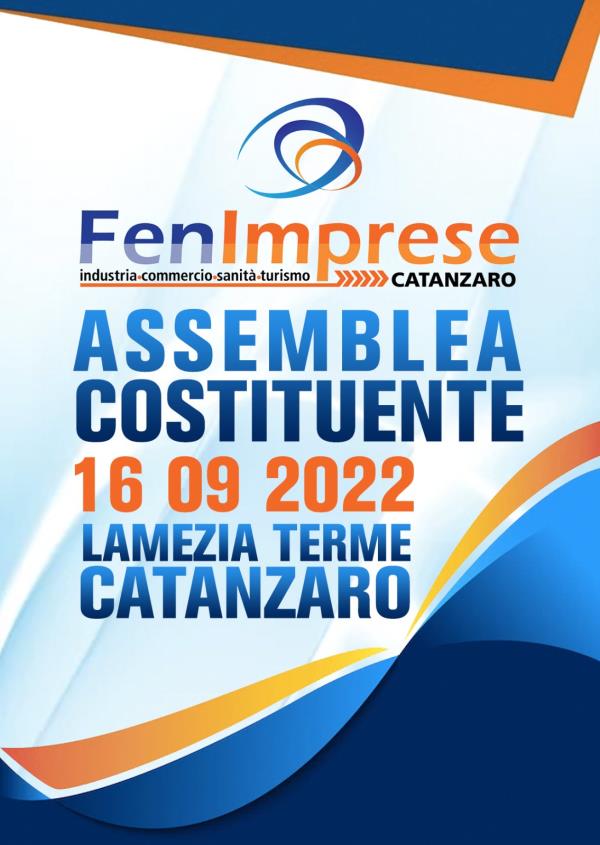 images Tutto pronto per la Costituente di FenImprese Catanzaro: l'appuntamento venerdì a Lamezia