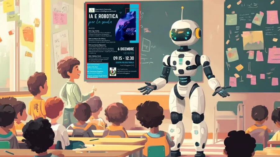 Torre di Ruggiero, incontro con le scuole su IA e robotica per la didattica
images Torre di Ruggiero, incontro con le scuole su IA e robotica per la didattica