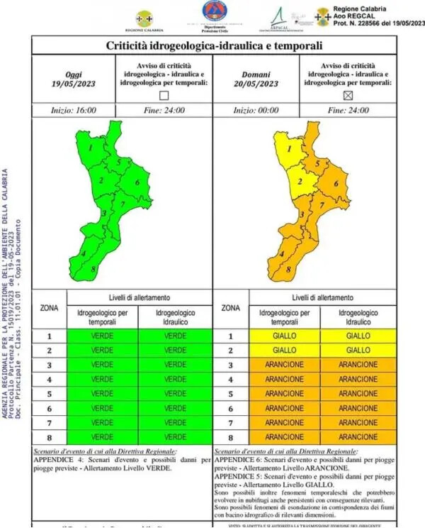 images Allerta arancione, sabato scuole chiuse a Catanzaro 
