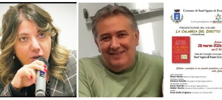 images A Sant'Agata di Esaro il 28 marzo la presentazione del volume "La Calabria del diritto"
