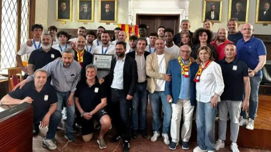 images Basket Academy Catanzaro in Serie B, squadra ricevuta oggi in comune dal sindaco Fiorita