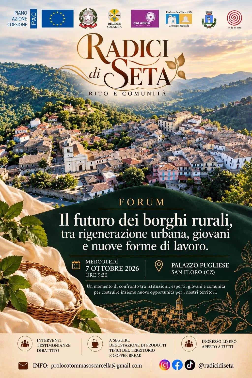 Orientamento al Forum sui borghi rurali per gli alunni del liceo Don Bosco e dell’Umg
