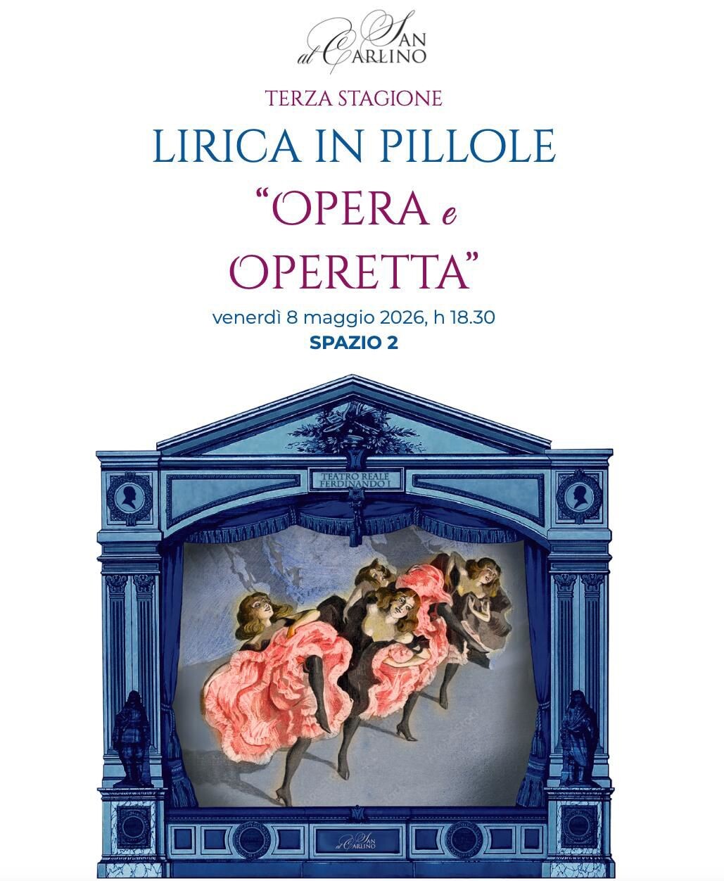images Catanzaro, "Lirica in pillole": 'Opera e Operetta' tra eleganza, ironia e leggerezza in musica