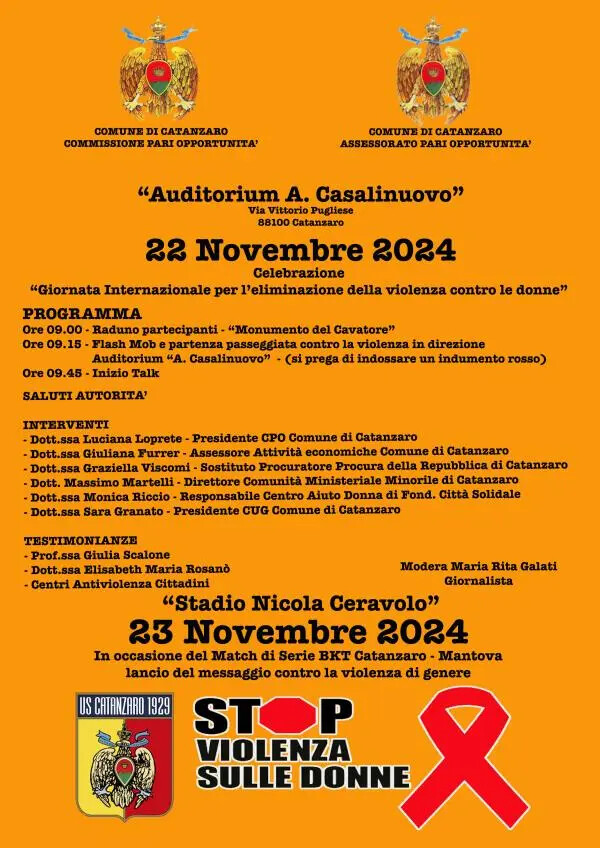 No alla violenza sulle donne, la Commissione Pari Opportunità del Comune organizza passeggiate e flash mob images No alla violenza sulle donne, la Commissione Pari Opportunità del Comune organizza passeggiate e flash mob