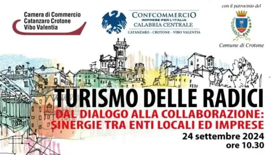 'Turismo delle Radici': il 24 settembre evento di Confcommercio Calabria Centrale a Crotone images 'Turismo delle Radici': il 24 settembre evento di Confcommercio Calabria Centrale a Crotone