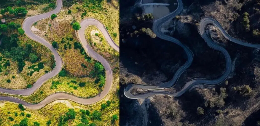 images Incendi, lo spaventoso e devastante "prima e dopo" a Soveria Simeri 