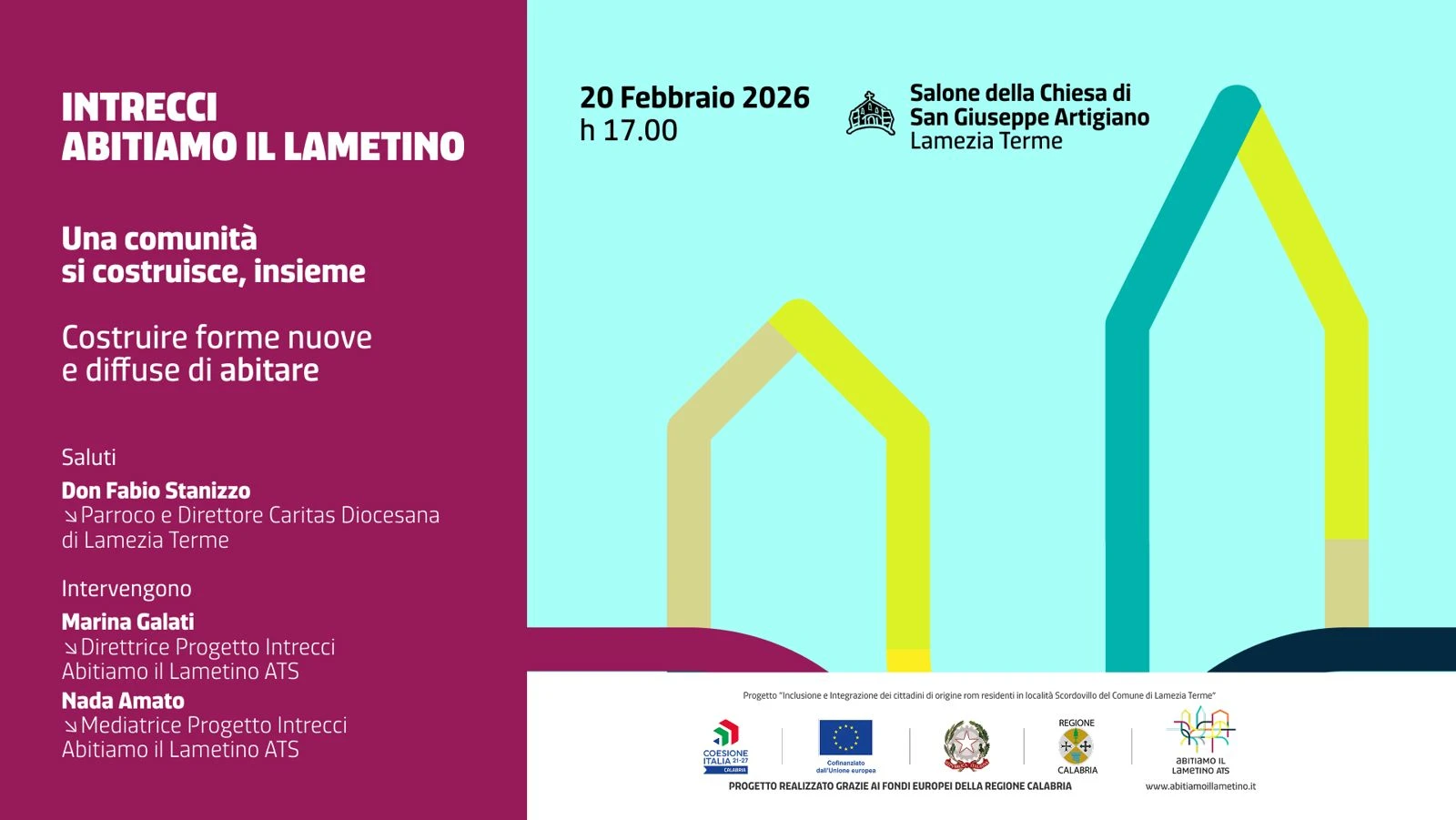 Inclusione cittadini rom, a Lamezia un nuovo incontro pubblico sul tema dell'abitare