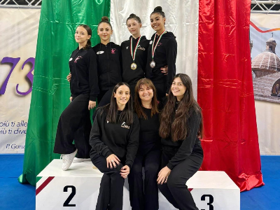 Catanzaro, pioggia di medaglia per le ginnaste della Kines alle interregionali di ginnastica ritmica 